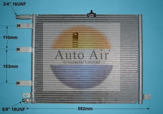 Auto Air Gloucester 16-6499 - Condensatore, Climatizzatore autozon.pro