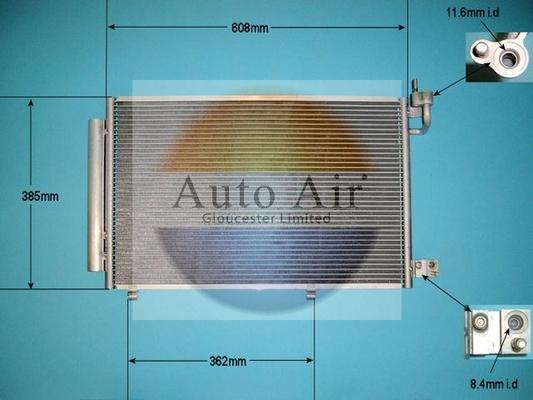 Auto Air Gloucester 16-6507 - Condensatore, Climatizzatore autozon.pro