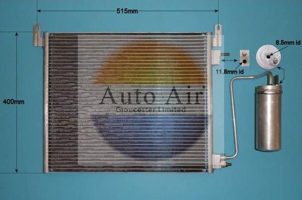 Auto Air Gloucester 16-6516 - Condensatore, Climatizzatore autozon.pro