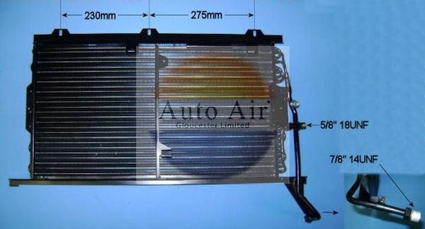 Auto Air Gloucester 16-6580 - Condensatore, Climatizzatore autozon.pro