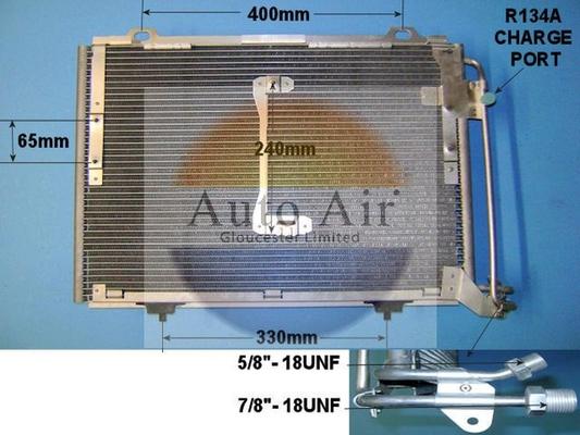 Auto Air Gloucester 16-6581 - Condensatore, Climatizzatore autozon.pro