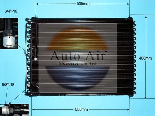 Auto Air Gloucester 16-6537 - Condensatore, Climatizzatore autozon.pro