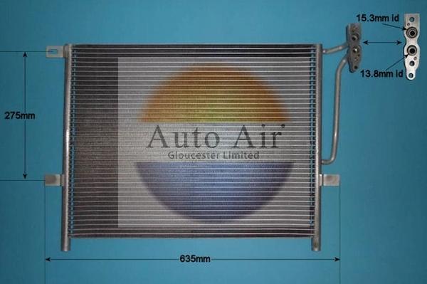 Auto Air Gloucester 16-6101 - Condensatore, Climatizzatore autozon.pro