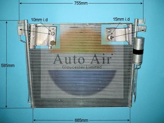 Auto Air Gloucester 16-0003 - Condensatore, Climatizzatore autozon.pro