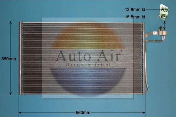 Auto Air Gloucester 16-0015 - Condensatore, Climatizzatore autozon.pro