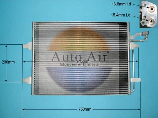 Auto Air Gloucester 16-0012 - Condensatore, Climatizzatore autozon.pro