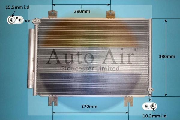 Auto Air Gloucester 16-0070 - Condensatore, Climatizzatore autozon.pro