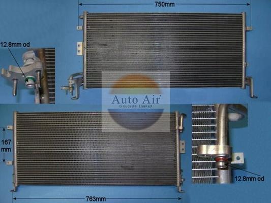 Auto Air Gloucester 16-1998 - Condensatore, Climatizzatore autozon.pro