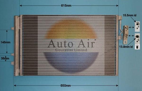 Auto Air Gloucester 16-1987 - Condensatore, Climatizzatore autozon.pro