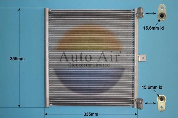 Auto Air Gloucester 16-1446 - Condensatore, Climatizzatore autozon.pro