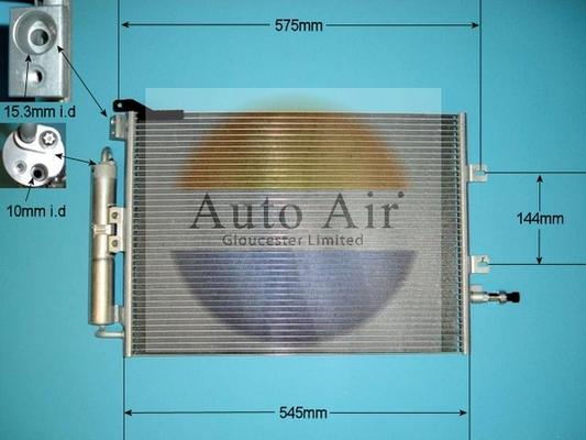 Auto Air Gloucester 16-1094A - Condensatore, Climatizzatore autozon.pro