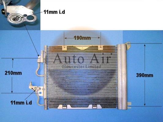 Auto Air Gloucester 16-1048 - Condensatore, Climatizzatore autozon.pro