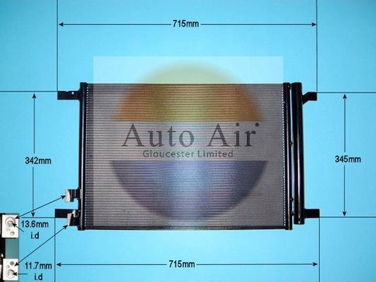 Auto Air Gloucester 16-1058 - Condensatore, Climatizzatore autozon.pro