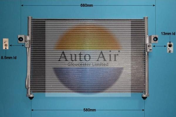 Auto Air Gloucester 16-1063 - Condensatore, Climatizzatore autozon.pro