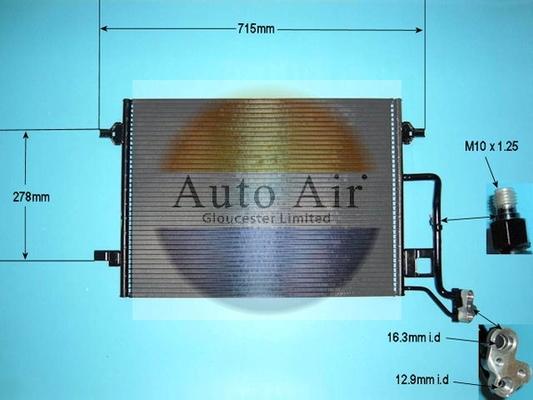 Auto Air Gloucester 16-1033 - Condensatore, Climatizzatore autozon.pro