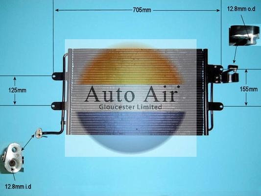 Auto Air Gloucester 16-1032 - Condensatore, Climatizzatore autozon.pro