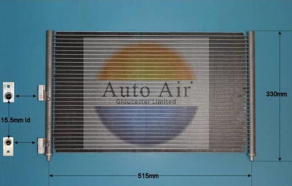 Auto Air Gloucester 16-1103 - Condensatore, Climatizzatore autozon.pro