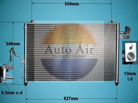 Auto Air Gloucester 16-1189 - Condensatore, Climatizzatore autozon.pro