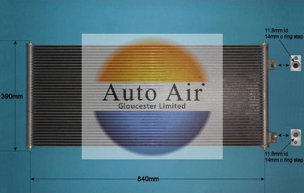 Auto Air Gloucester 16-1135A - Condensatore, Climatizzatore autozon.pro