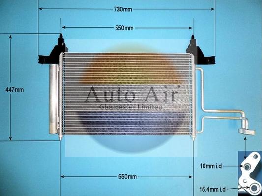 Auto Air Gloucester 16-1123 - Condensatore, Climatizzatore autozon.pro