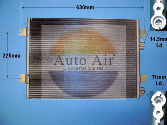 Auto Air Gloucester 16-1312A - Condensatore, Climatizzatore autozon.pro