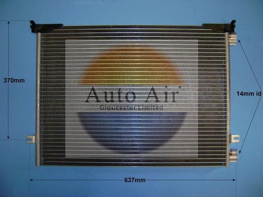 Auto Air Gloucester 16-1379 - Condensatore, Climatizzatore autozon.pro