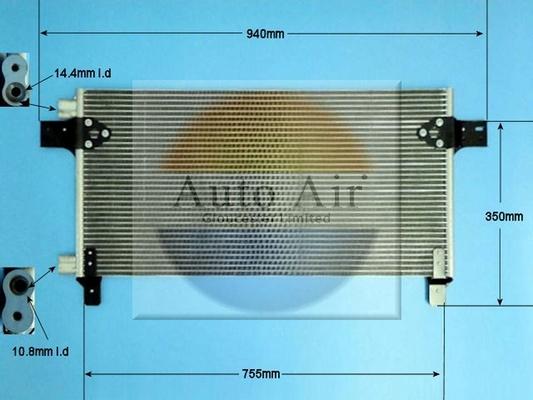 Auto Air Gloucester 16-1377 - Condensatore, Climatizzatore autozon.pro