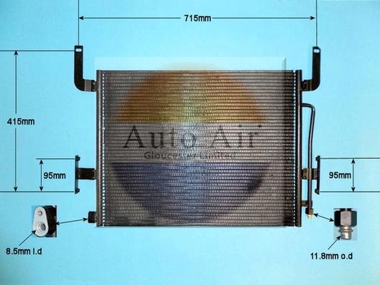 Auto Air Gloucester 16-1298 - Condensatore, Climatizzatore autozon.pro