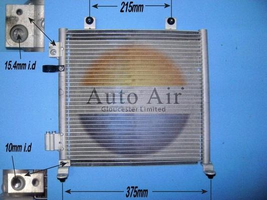 Auto Air Gloucester 16-1292 - Condensatore, Climatizzatore autozon.pro