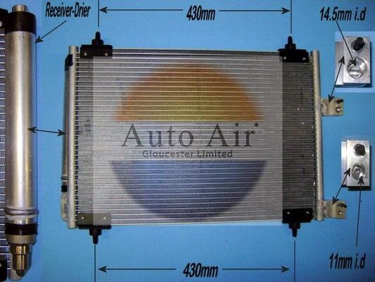 Auto Air Gloucester 16-1252A - Condensatore, Climatizzatore autozon.pro