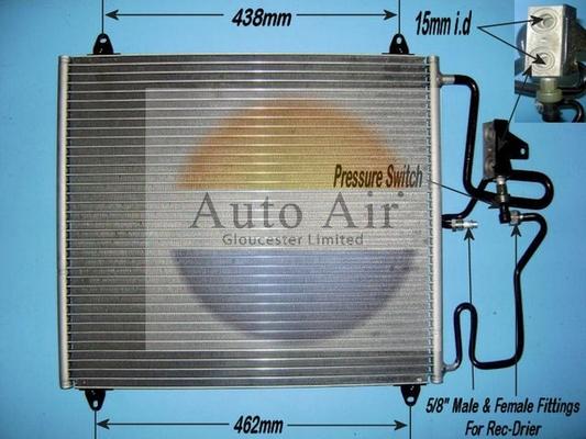 Auto Air Gloucester 16-1266 - Condensatore, Climatizzatore autozon.pro