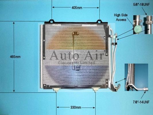 Auto Air Gloucester 16-1204 - Condensatore, Climatizzatore autozon.pro