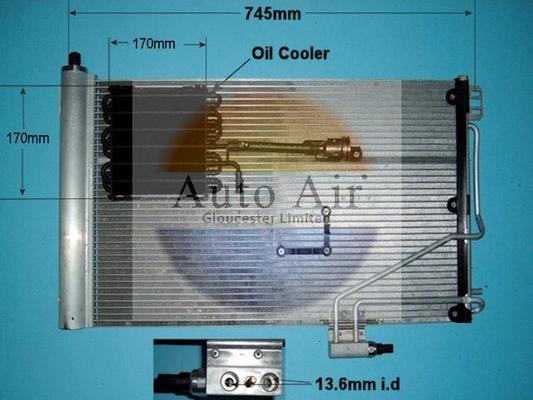 Auto Air Gloucester 16-1210 - Condensatore, Climatizzatore autozon.pro