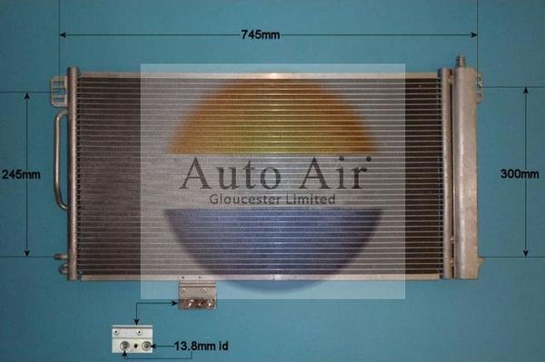 Auto Air Gloucester 16-1211 - Condensatore, Climatizzatore autozon.pro