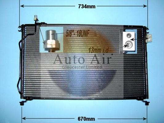 Auto Air Gloucester 16-1237 - Condensatore, Climatizzatore autozon.pro