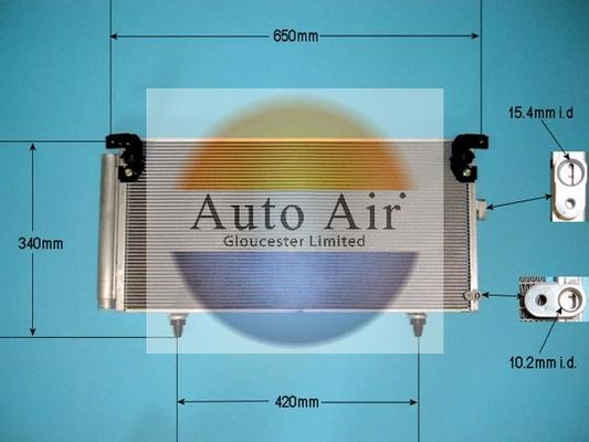 Auto Air Gloucester 16-8918 - Condensatore, Climatizzatore autozon.pro