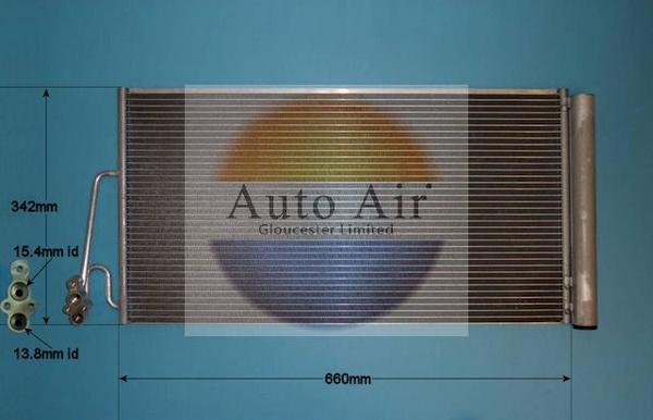 Auto Air Gloucester 16-8917 - Condensatore, Climatizzatore autozon.pro