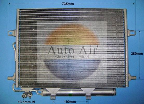 Auto Air Gloucester 16-8895 - Condensatore, Climatizzatore autozon.pro