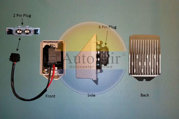 Auto Air Gloucester 20-0071 - Resistenza compensazione, Ventola climatizzatore autozon.pro