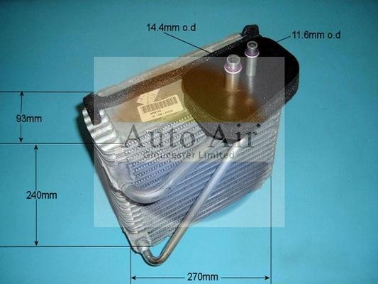 Auto Air Gloucester 21-0092 - Evaporatore, Climatizzatore autozon.pro