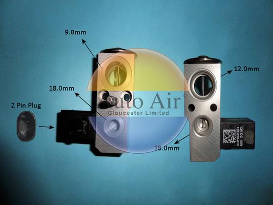 Auto Air Gloucester 22-2202 - Valvola ad espansione, Climatizzatore autozon.pro