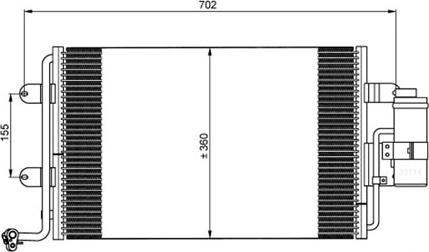 Autoclima 30311203.1 - Condensatore, Climatizzatore autozon.pro