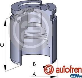 AUTOFREN SEINSA D02593 - Pistone, Pinza freno autozon.pro