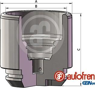 AUTOFREN SEINSA D025691 - Pistone, Pinza freno autozon.pro