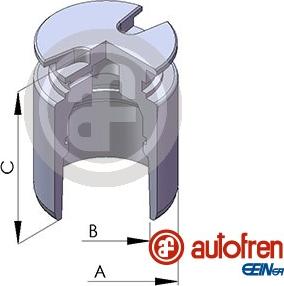 AUTOFREN SEINSA D025102 - Pistone, Pinza freno autozon.pro