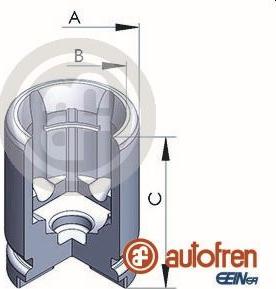 AUTOFREN SEINSA D025233 - Pistone, Pinza freno autozon.pro