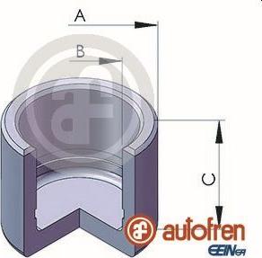 AUTOFREN SEINSA D02528 - Pistone, Pinza freno autozon.pro