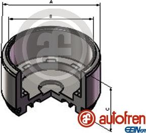 AUTOFREN SEINSA D025720 - Pistone, Pinza freno autozon.pro