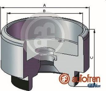 AUTOFREN SEINSA D025721 - Pistone, Pinza freno autozon.pro