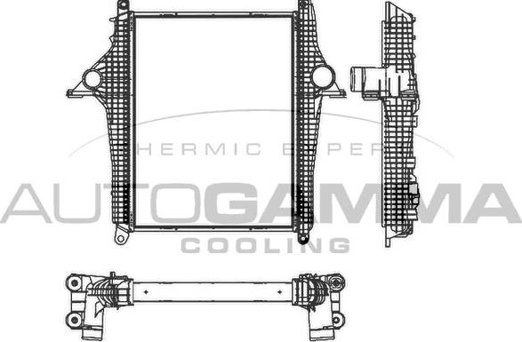 Autogamma 404914 - Intercooler autozon.pro